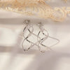 Women's Sweet Geometric Ear Clip Earrings Alloy Silver Plated Gold Plated Simple Long Electroplated Ear Jewelry