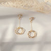 Women's Sweet Geometric Ear Clip Earrings Alloy Silver Plated Gold Plated Simple Long Electroplated Ear Jewelry