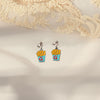 Women's Sweet Geometric Ear Clip Earrings Alloy Silver Plated Gold Plated Simple Long Electroplated Ear Jewelry