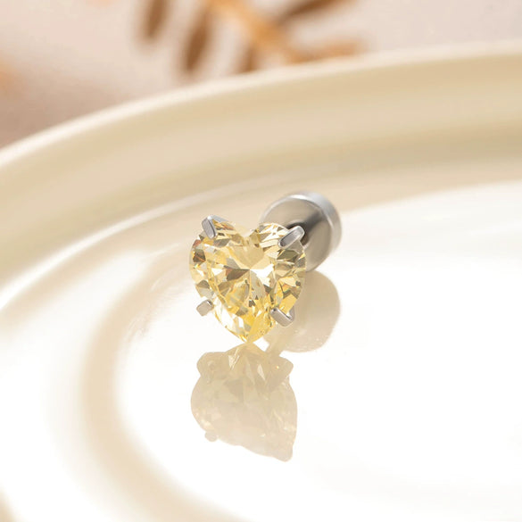 Women's Sweet Geometric Zircon Metal Ear Nail