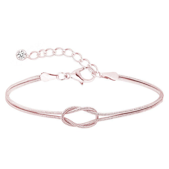 Women's Sweet Heart Shape Copper Bracelet With Inlaid Pearl Electroplated Casual Elegant Jewelry