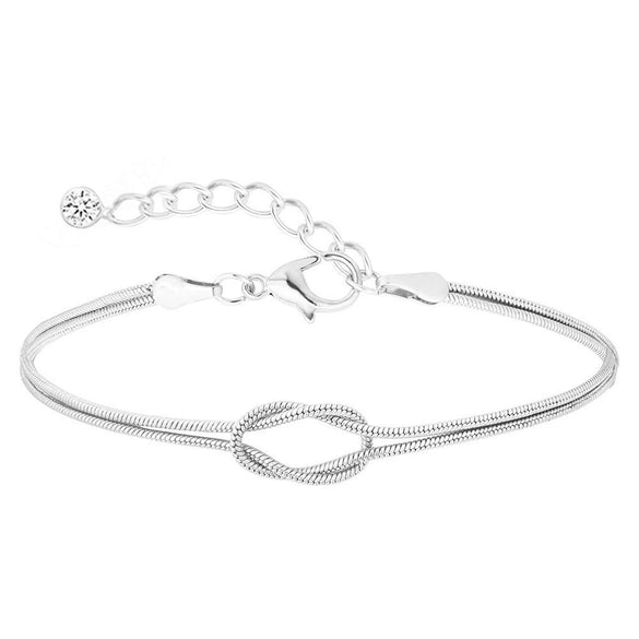 Women's Sweet Heart Shape Copper Bracelet With Inlaid Pearl Electroplated Casual Elegant Jewelry