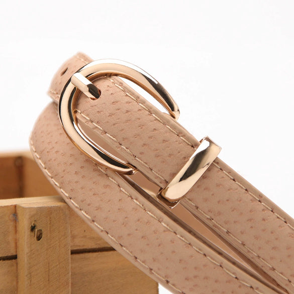 Women's Thin Belt Fashion Belt Women's 14 Wide Imitation Pigskin Decorative Pants With Black Student Belt Wholesale