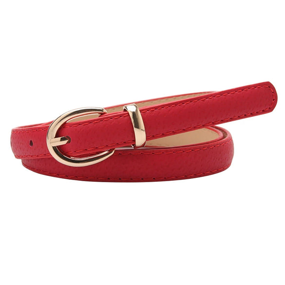 Women's Thin Belt Fashion Belt Women's 14 Wide Imitation Pigskin Decorative Pants With Black Student Belt Wholesale
