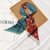 Women's Thin Long Narrow Polyester Printed Decorative Scarf Elegant All Match Fashion Neck Scarf For Spring Summer