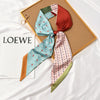 Women's Thin Long Narrow Polyester Printed Decorative Scarf Elegant All Match Fashion Neck Scarf For Spring Summer