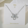 Women's Titanium Steel And Copper Pendant Necklace With Animal Zodiac Heart Shape Geometric Dripping Oil Design O Word Chain