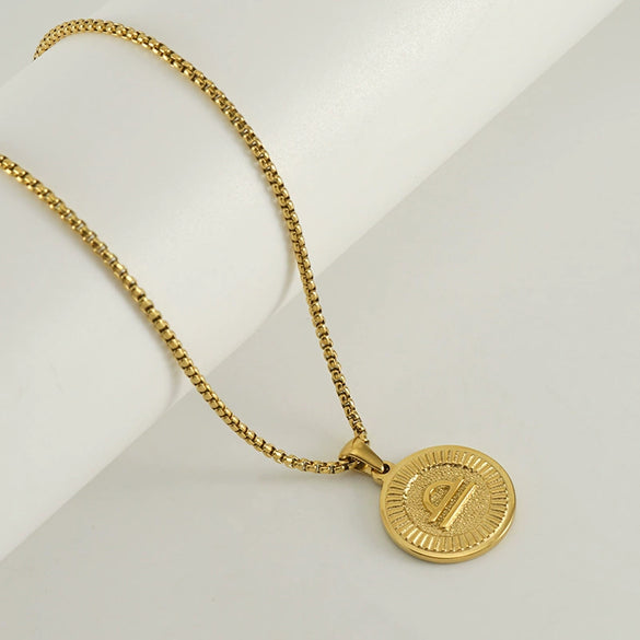 Women's 316L Stainless Steel And 316L Stainless Steel Constellation Necklace With Electroplating And Square Pearl Chain