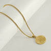 Women's 316L Stainless Steel And 316L Stainless Steel Constellation Necklace With Electroplating And Square Pearl Chain