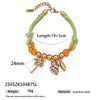 Women's Titanium Steel And Stainless Steel Electroplated Bracelet With Shell Flower Conch Design