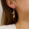 Women's Titanium Steel And Stainless Steel Geometric Earrings With Electroplating Light Luxury And Highend Sense