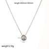 Women's Titanium Steel And Stainless Steel Geometric Irregular Diamond Light Luxury Niche Clavicle Necklace