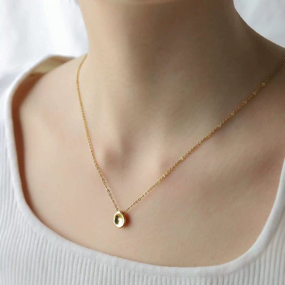 Women's Titanium Steel And Stainless Steel Geometric Irregular Diamond Light Luxury Niche Clavicle Necklace