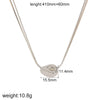 Women's Titanium Steel And Stainless Steel Geometric Irregular Diamond Light Luxury Niche Clavicle Necklace