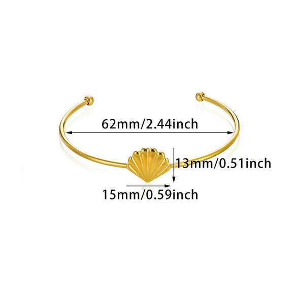 Women's Titanium Steel And Stainless Steel Little Fresh Plants Flowers Vintage Bracelet With Electroplating