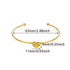 Women's Titanium Steel And Stainless Steel Little Fresh Plants Flowers Vintage Bracelet With Electroplating