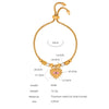 Women's 316L Stainless Steel Bracelet With Retro Personality Exaggerated Eyes Pendant And Geometric Style Electroplated