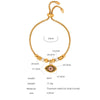 Women's 316L Stainless Steel Bracelet With Retro Personality Exaggerated Eyes Pendant And Geometric Style Electroplated