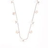 Women's Titanium Steel Butterfly Necklace With French Romantic Style And 18K Gold Plated Electroplating
