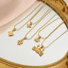 Women's Titanium Steel Crayfish Crab Zodiac Pendant Necklace With Geometric Pattern And Electroplating Treatment Twist Chain