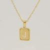 Women's 316L Stainless Steel Cross Chain Necklace With Hollow Letter Pendant