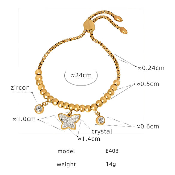 Women's 316L Stainless Steel Electroplated Geometric Bracelet Jewelry