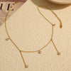 Women's 316L Stainless Steel Electroplating Fashion Niche Design Cold Clavicle Necklace