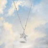 Women's Titanium Steel Fivepointed Star Geometric Personality Clavicle Necklace With Furnace Vacuum Electroplating