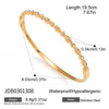 Women's Titanium Steel Geometric Bracelet With Rhinestone Clasp Electroplated Stainless Steel Non Fading Light Luxury Jewelry
