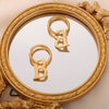 Women's 316L Stainless Steel Geometric Detachable Pendant Earrings Jewelry Goldplated Electroplated