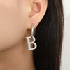 Women's 316L Stainless Steel Geometric Detachable Pendant Earrings Jewelry Goldplated Electroplated