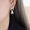 Women's 316L Stainless Steel Geometric Electroplated Allmatch Earrings