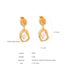 Women's 316L Stainless Steel Geometric Electroplated Allmatch Earrings