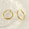 Women's 316L Stainless Steel Geometric Electroplated Earrings