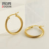 Women's 316L Stainless Steel Geometric Electroplated Earrings