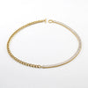 Women's 316L Stainless Steel Geometric Jewelry Necklace And Ot Buckle Ochain Bracelet With Electroplating