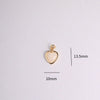 Women's Titanium Steel Geometric Love Necklace With O Word Chain Set With Diamonds And Plated 18K Gold