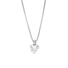 Women's Titanium Steel Geometric Minimalist Love Necklace With Box Chain And Electroplating