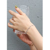Women's 316L Stainless Steel Geometric Solid Small Steel Ball And Beads Bracelet With 18K Gold Electroplating