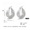 Women's Titanium Steel Geometric Ushaped Electroplated Earrings