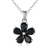 Women's Titanium Steel Geometric Zircon Necklace With Snake Bone Chain Electroplated Simple Elegant Clavicle Chain