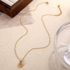 Women's 316L Stainless Steel Gourd Necklace With Electroplating