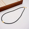 Women's Titanium Steel Heart Shaped Geometric Pattern Glass And Colored Glaze Handmade Necklace And Bracelet