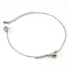 Women's 316L Stainless Steel Heartshaped Fashion Simple Bracelet With Electroplating Design