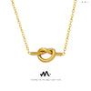 Women's 316L Stainless Steel Heartshaped Love Pendant Necklace With 18K Gold Plated Electroplating