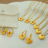 Women's 316L Stainless Steel Jewelry Set With Fresh Style Featuring Star Heart Pattern And Electroplating Treatment