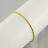 Women's Titanium Steel Stainless Steel Geometric Twist Chain Anklet Jewelry