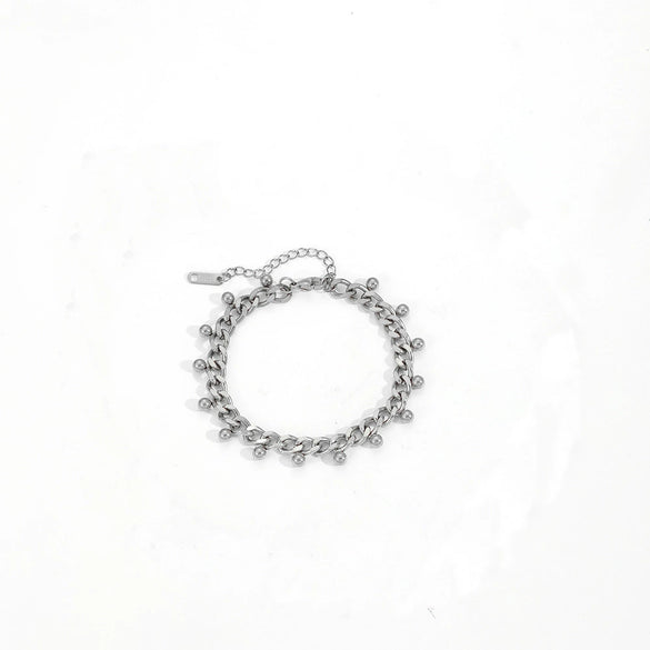 Women's Titanium Steel Steel Ball Anklet Jewelry