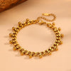 Women's Titanium Steel Steel Ball Anklet Jewelry