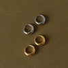 Women's Titanium Steel U Shaped Electroplated Simple Light Luxury Earrings